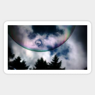 Bottom of a Big Bubble in the Sky Sticker